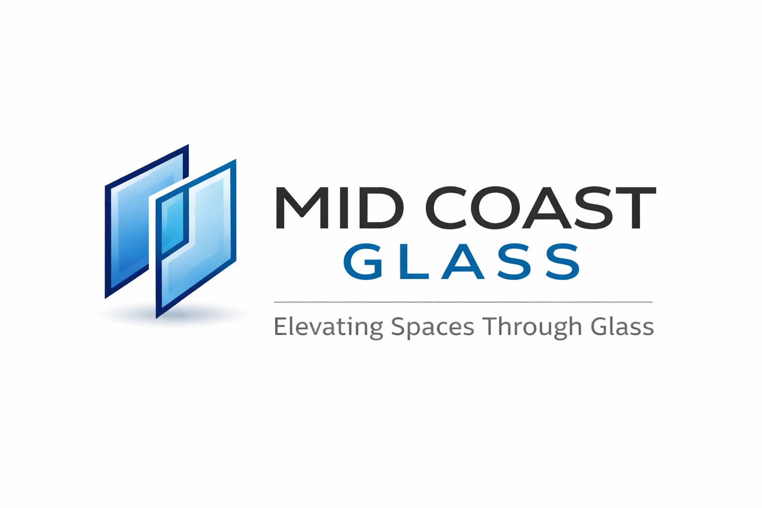 Mid Coast Glass logo