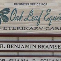 Oak Leaf Equine Veterinary Care logo