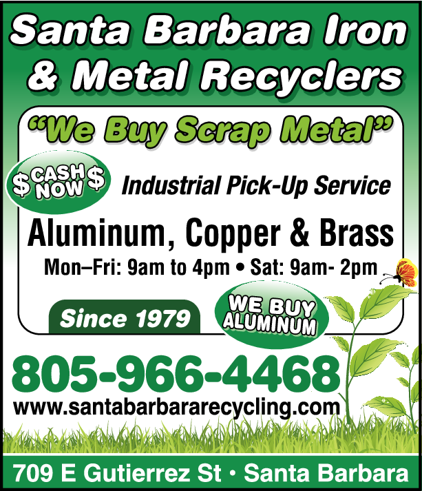 Print Ad of Santa Barbara Iron & Metal Recyclers
