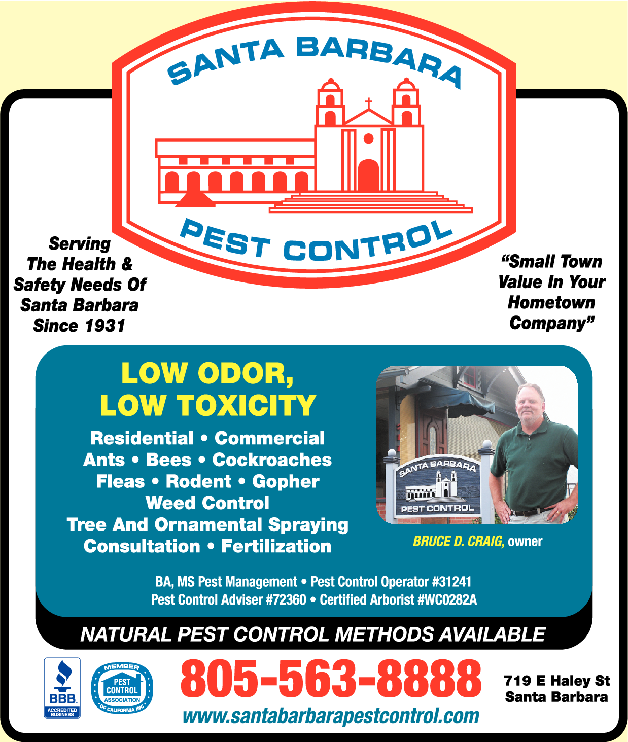 Print Ad of Santa Barbara Pest Control