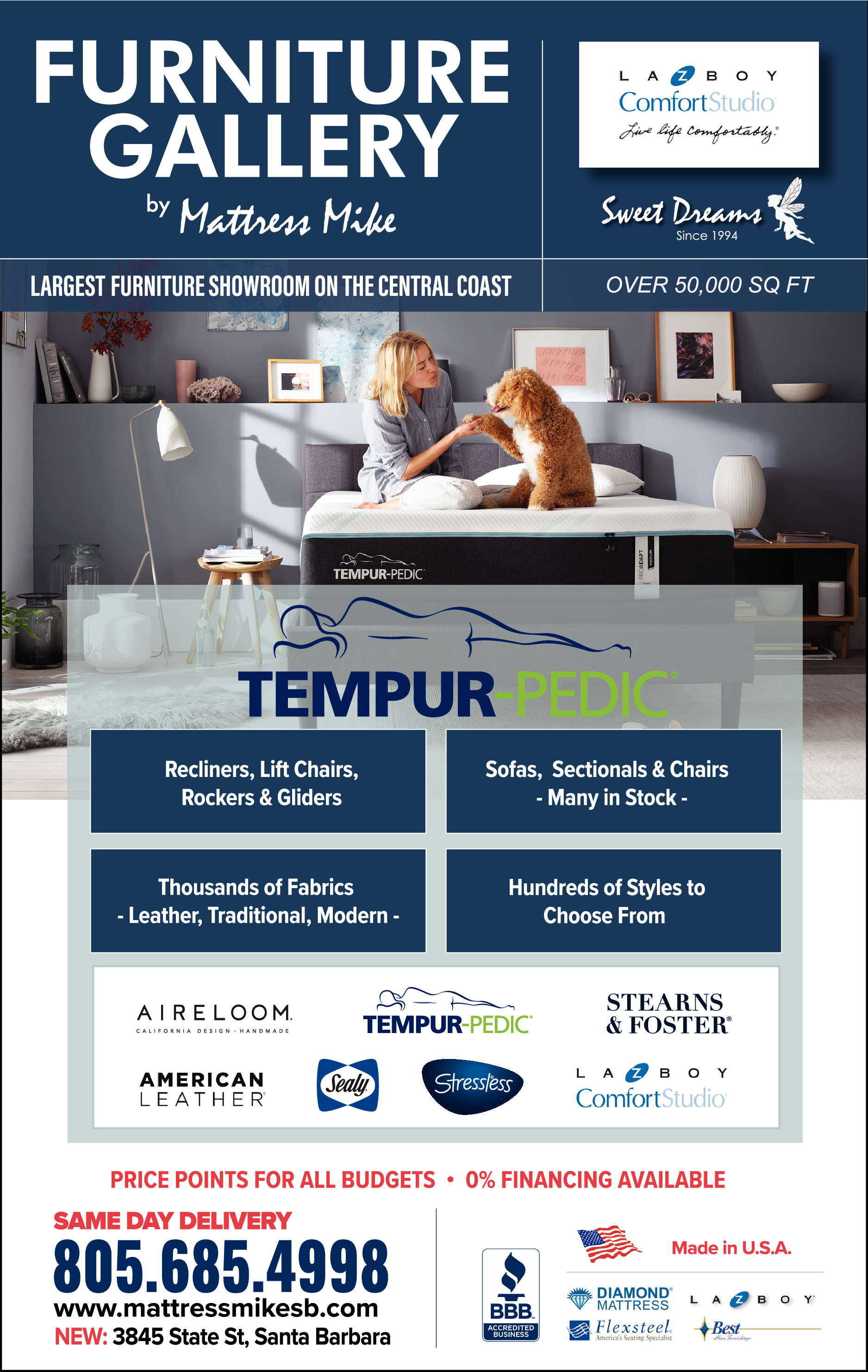 Print Ad of Furniture Gallery By Mattress Mike