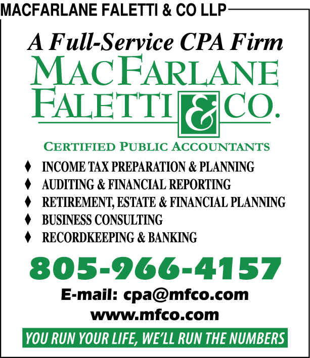 Print Ad of Macfarlane Faletti & Co Llp