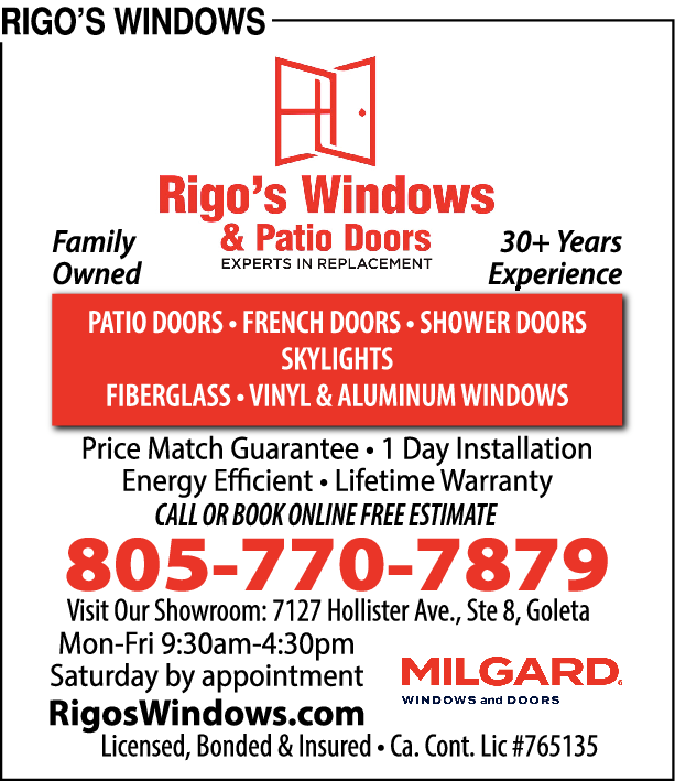 Print Ad of Rigo's Windows
