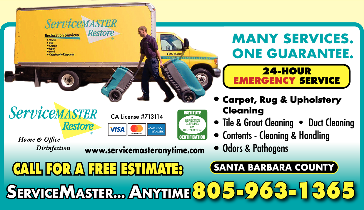 Print Ad of Servicemaster Anytime