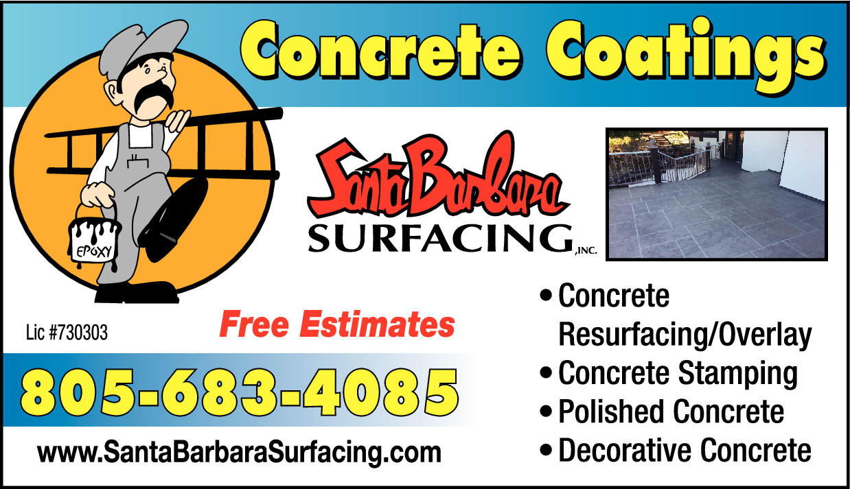 Print Ad of Santa Barbara Surfacing