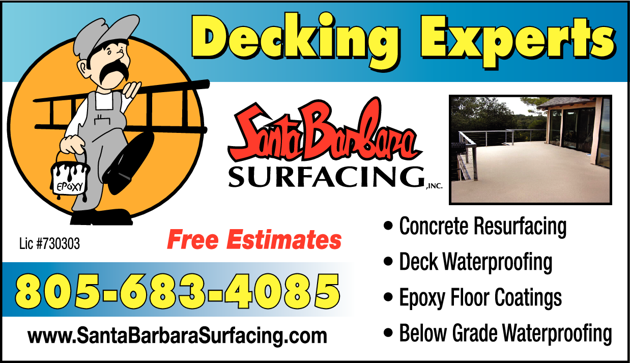 Print Ad of Santa Barbara Surfacing