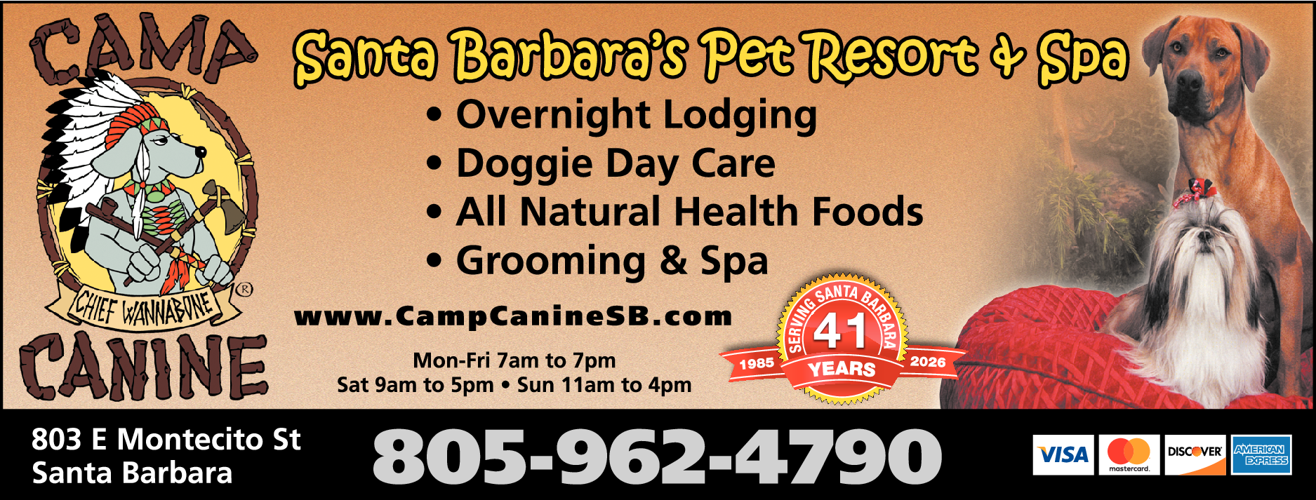 Print Ad of Camp Canine