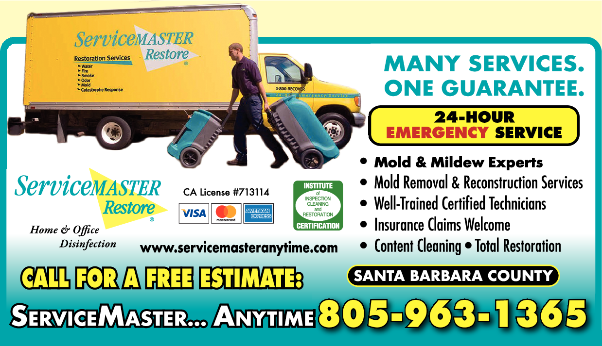 Print Ad of Servicemaster Anytime