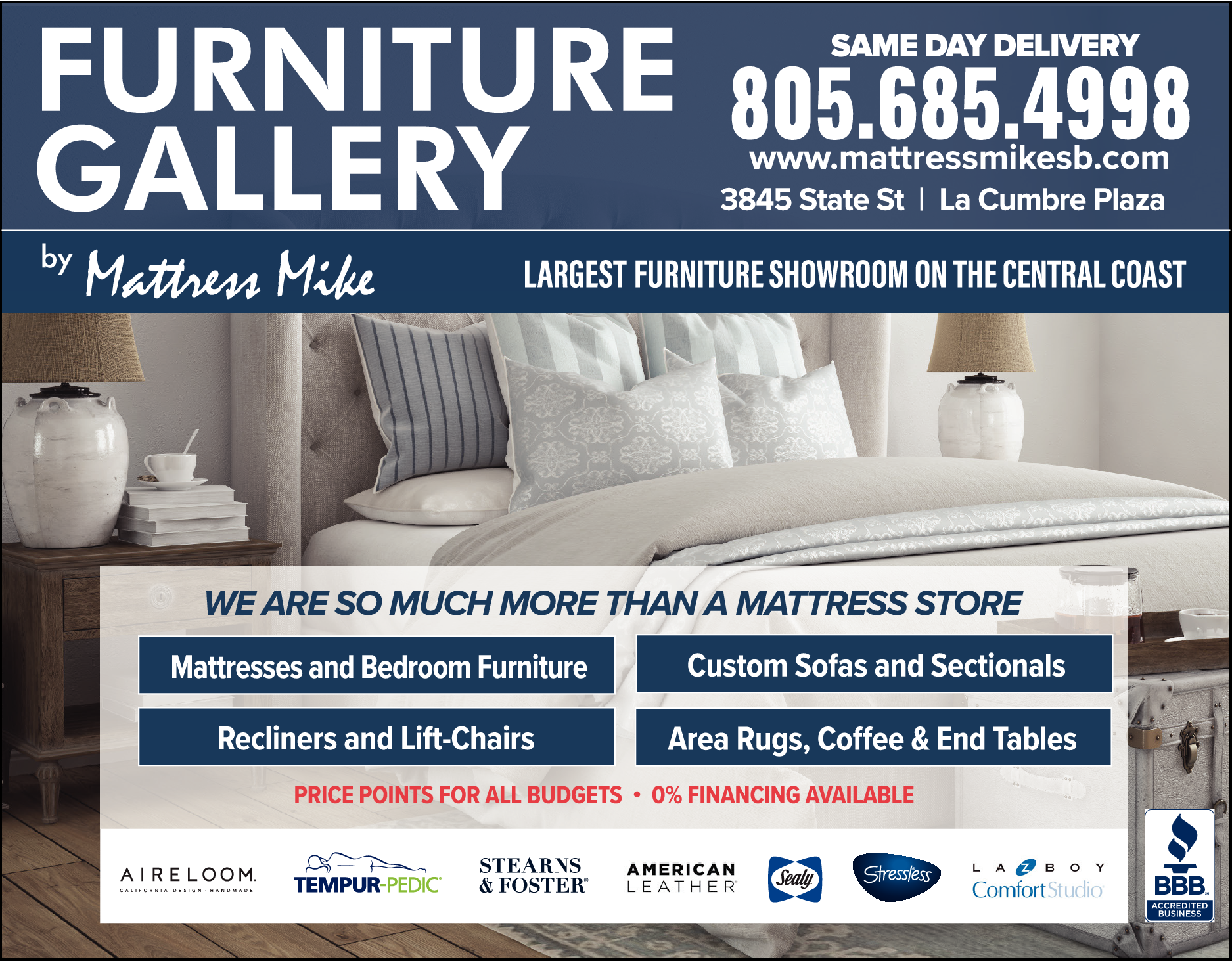 Print Ad of Furniture Gallery By Mattress Mike