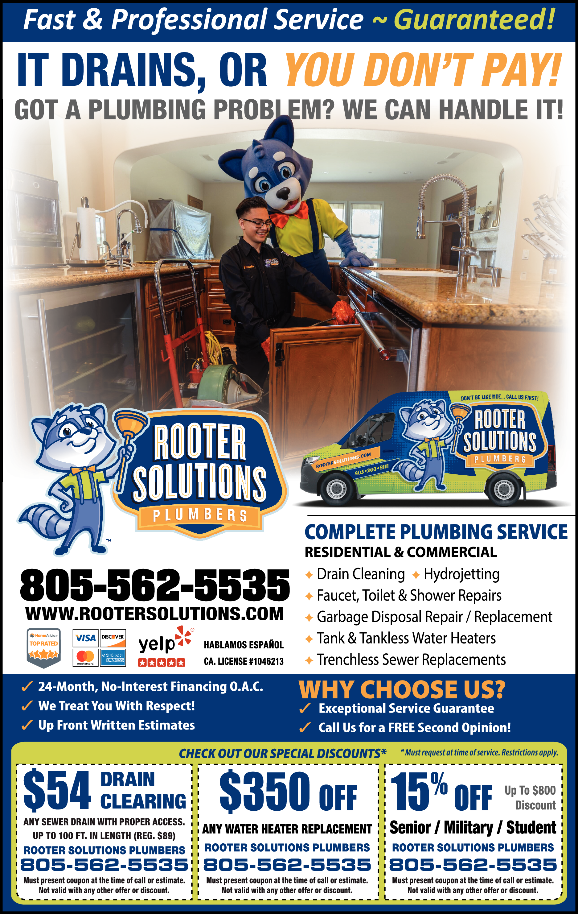 Print Ad of Rooter Solutions
