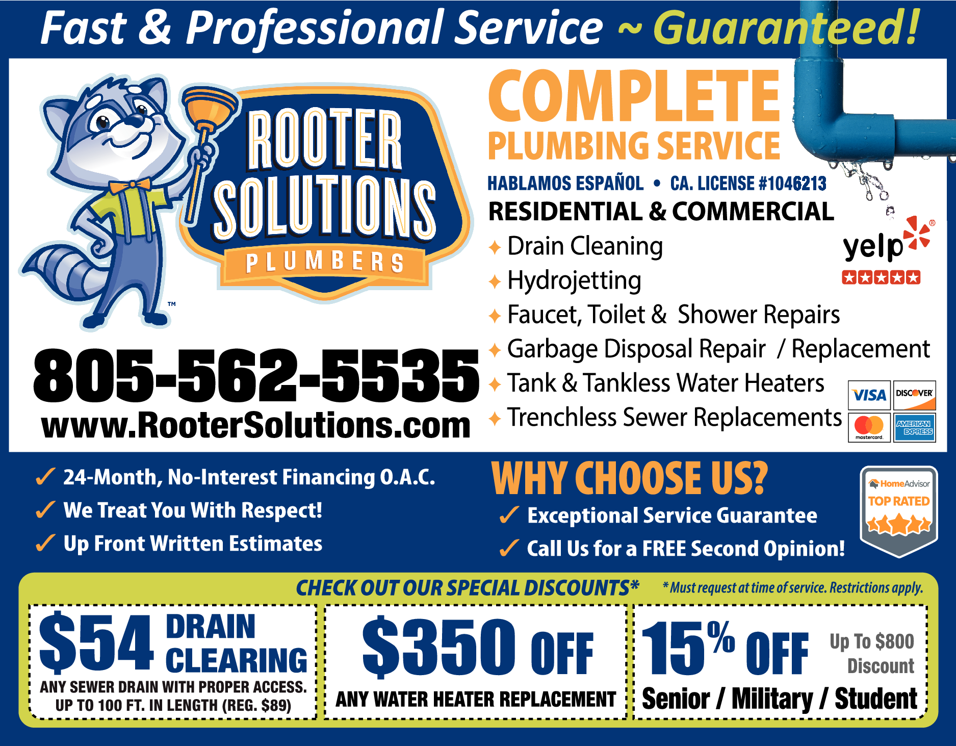 Print Ad of Rooter Solutions