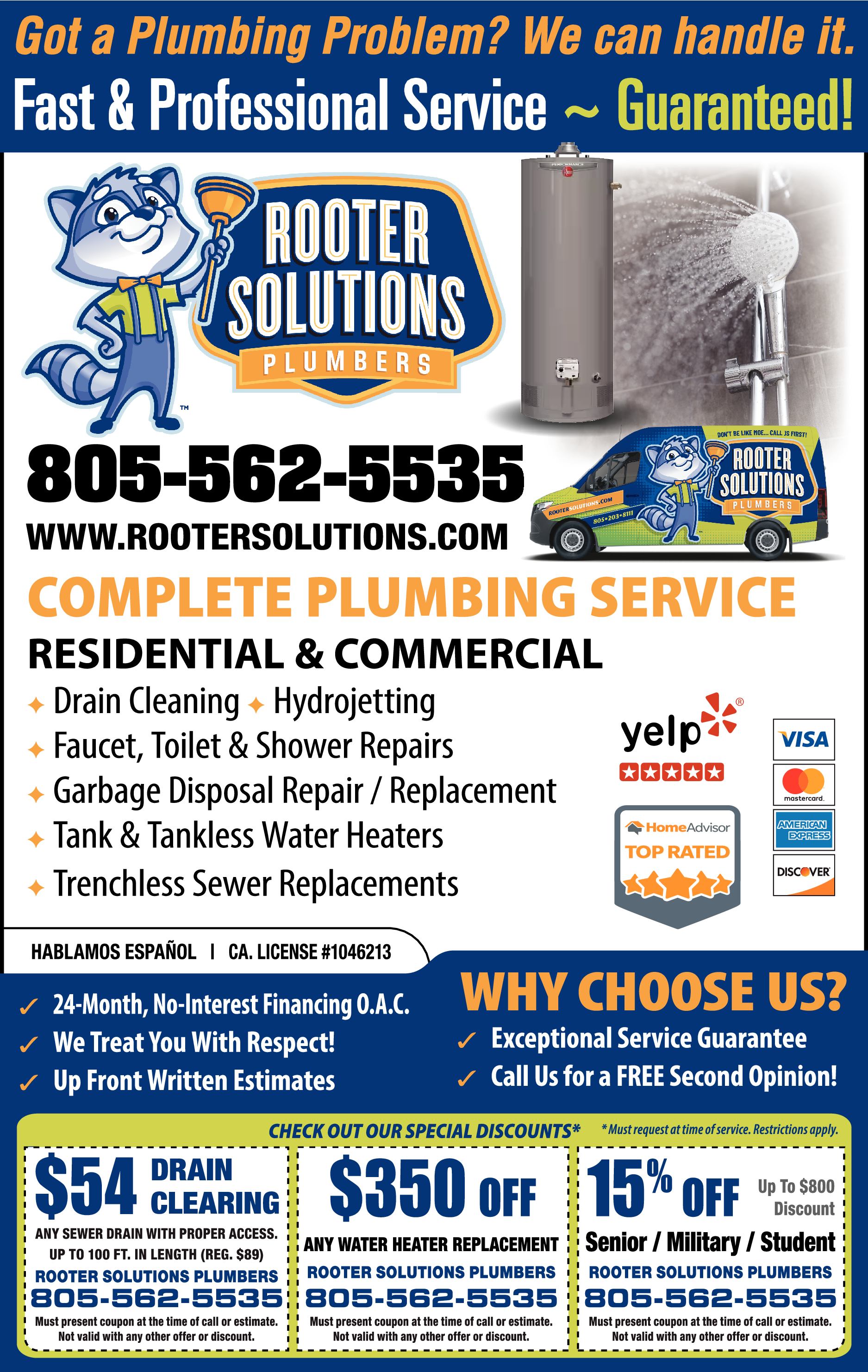 Print Ad of Rooter Solutions