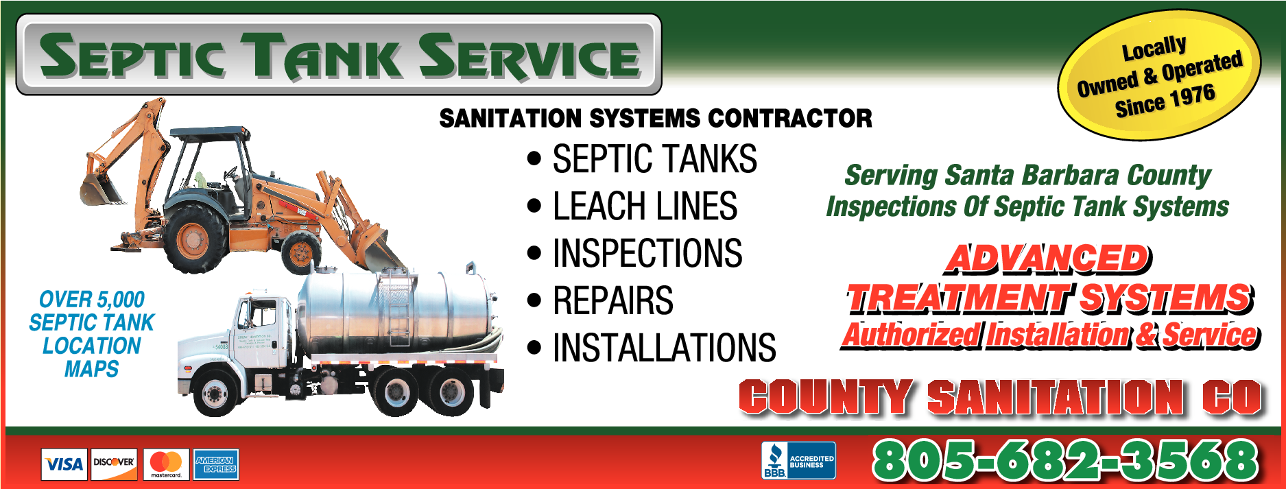 Print Ad of County Sanitation Co