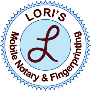 Lori's Mobile Notary & Fingerprinting logo