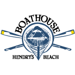 Boathouse At Hendry's Beach The logo